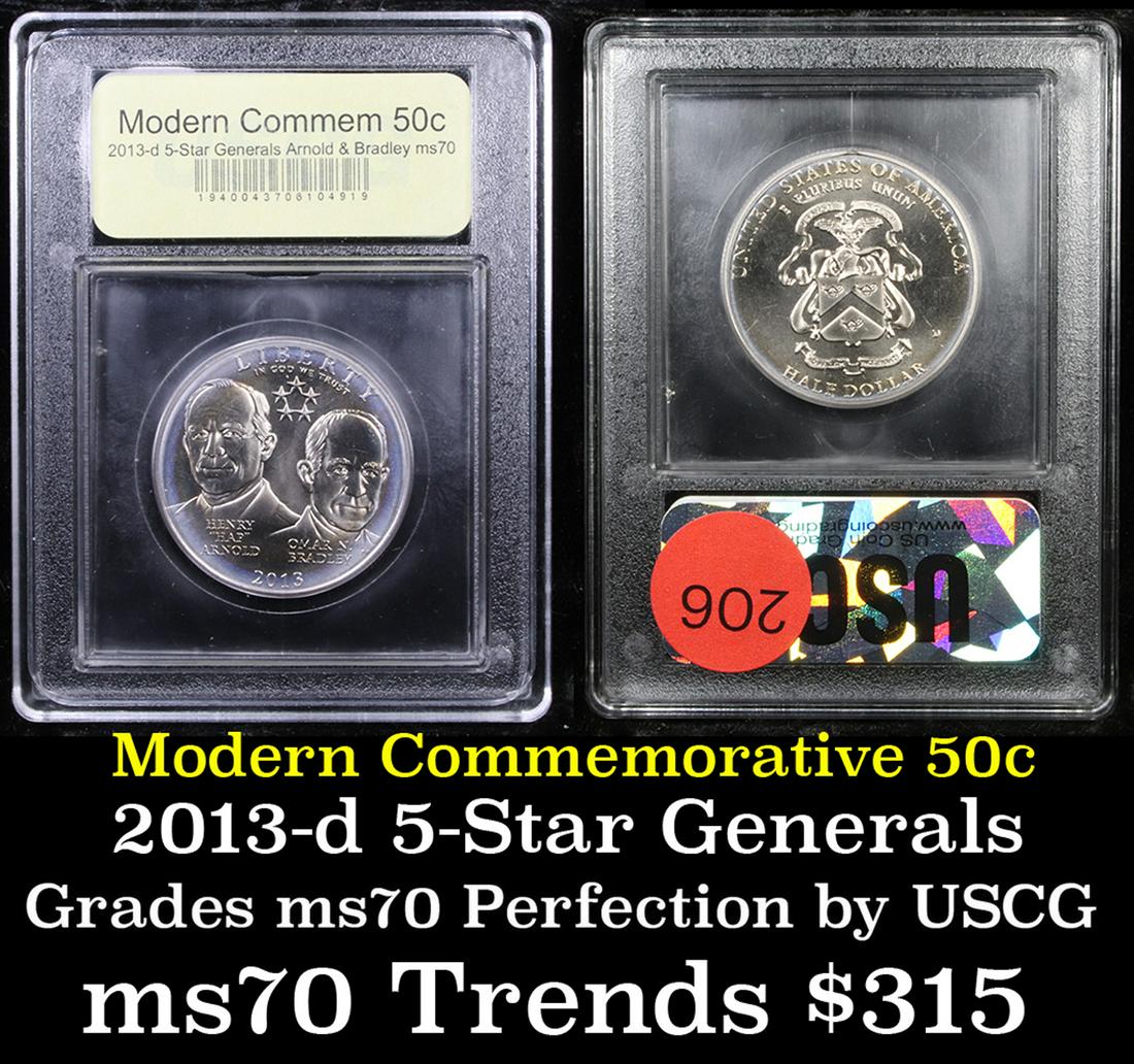 2013-d 5-Star Generals Arnold & Bradley Modern Commem (1 of 3)