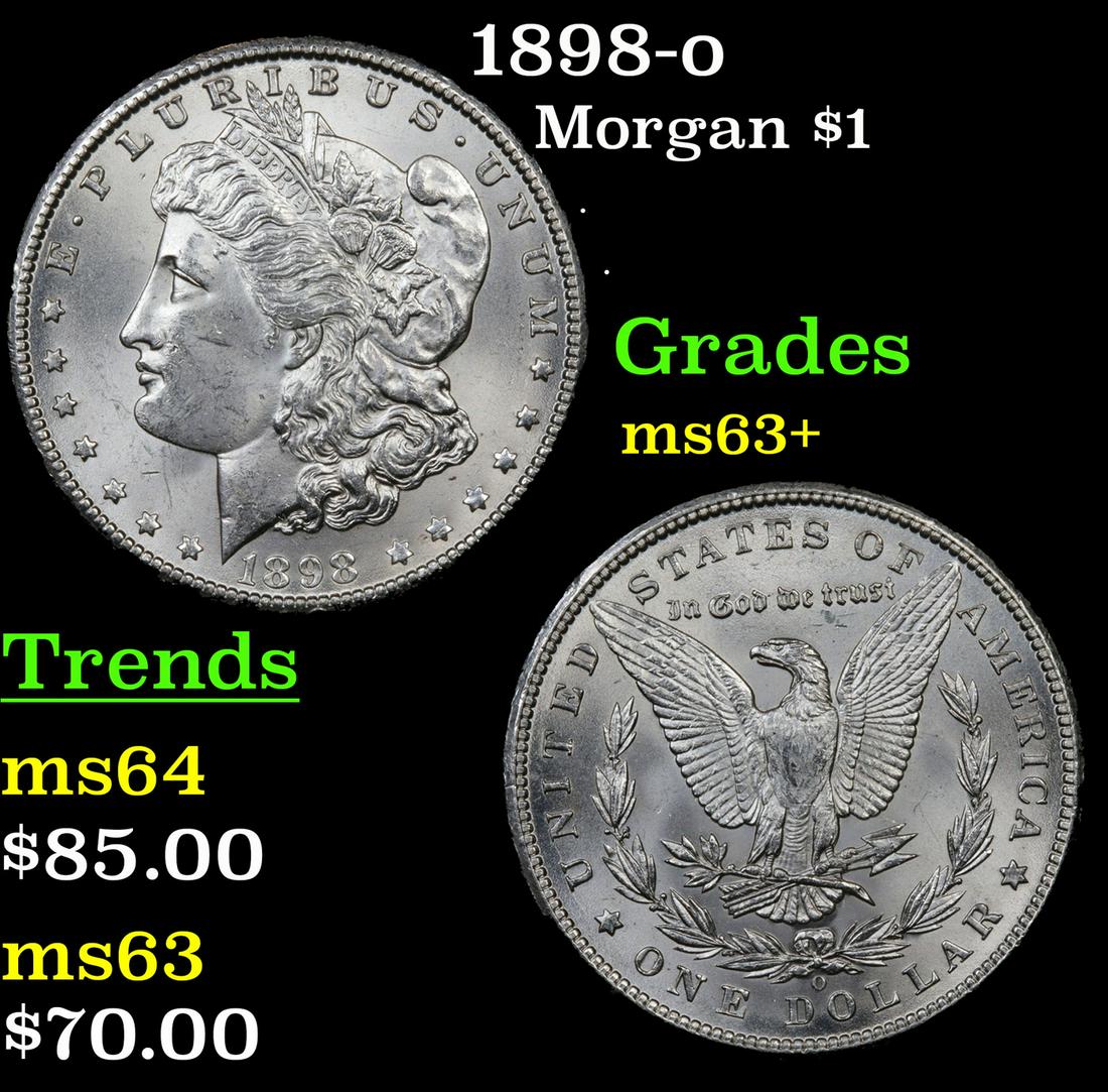 1898-o Morgan $1 Grades Select+ Unc (1 of 3)