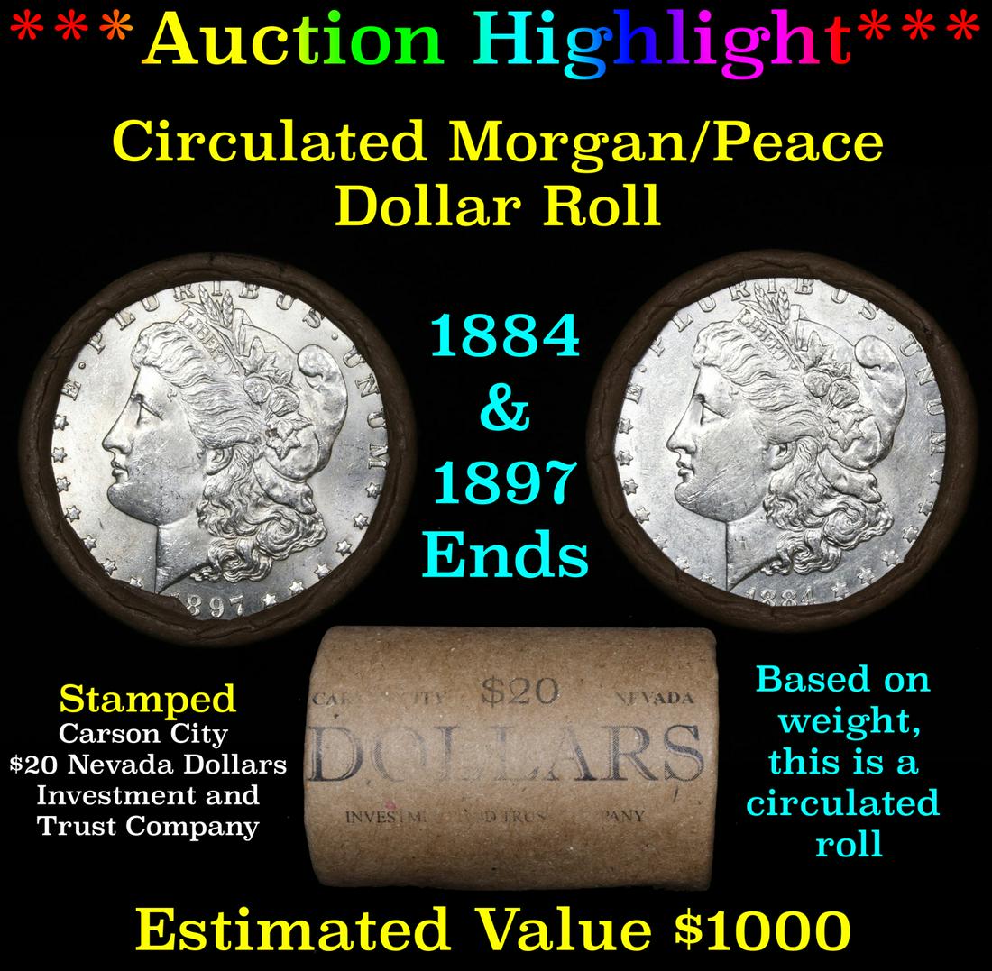 ***Auction Highlight*** Full Morgan/Peace silver dollar (1 of 4)