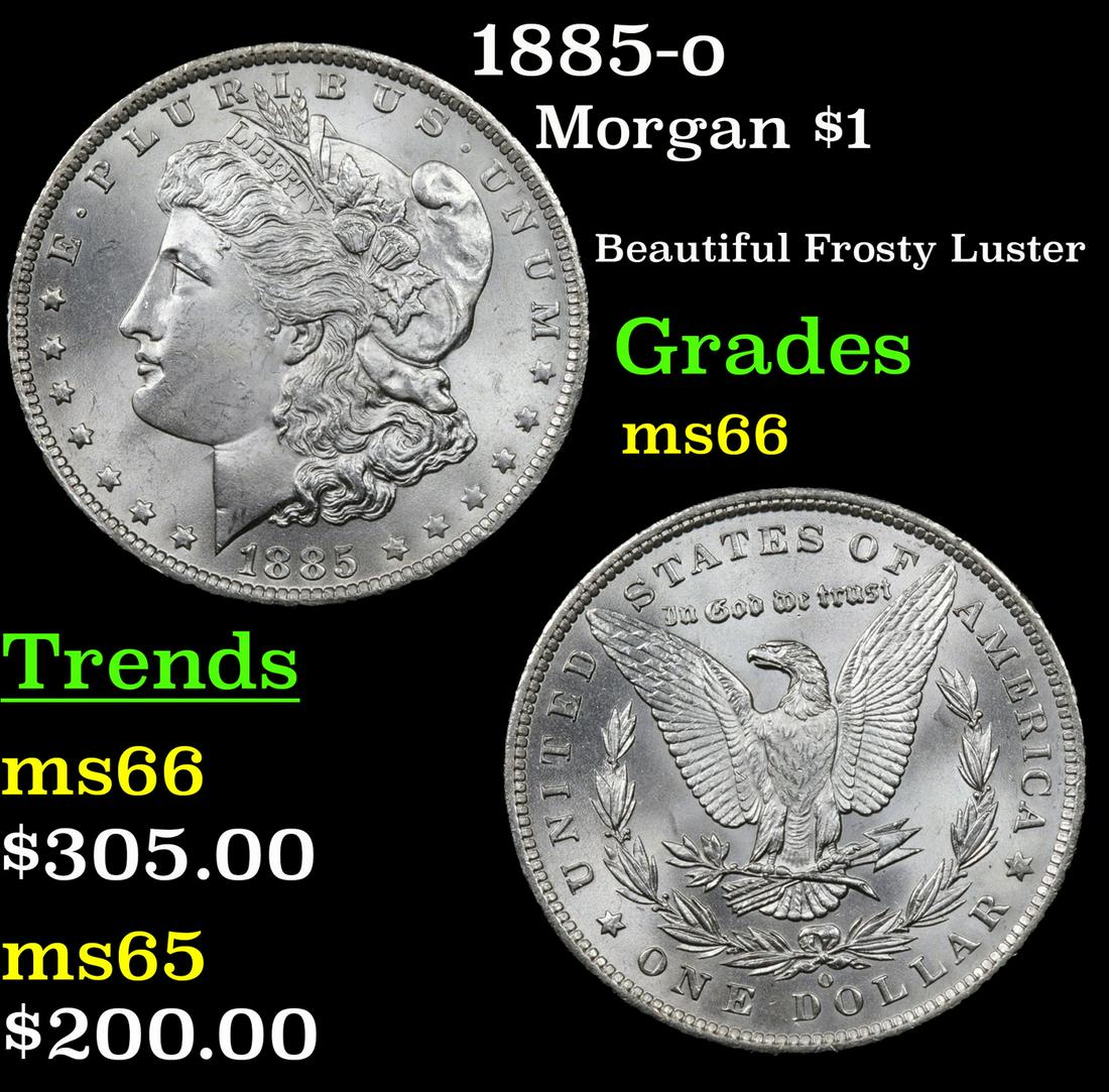 1885-o Morgan $1 Grades GEM+ Unc (1 of 3)