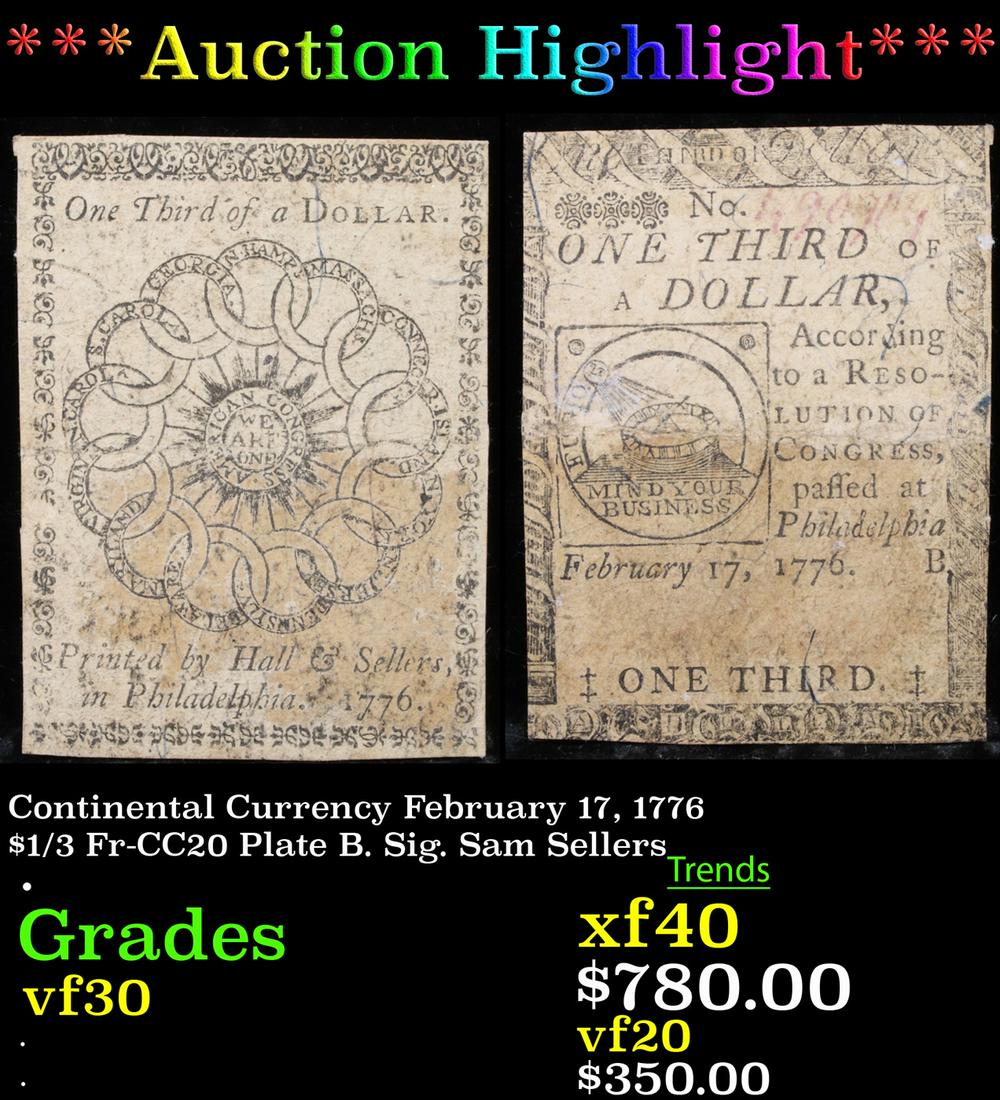 ***Auction Highlight*** Continental Currency February (1 of 3)