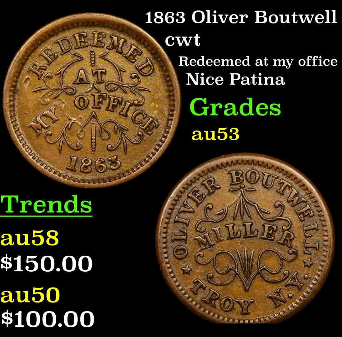 1863 Oliver Boutwell cwt Grades Select AU (1 of 3)