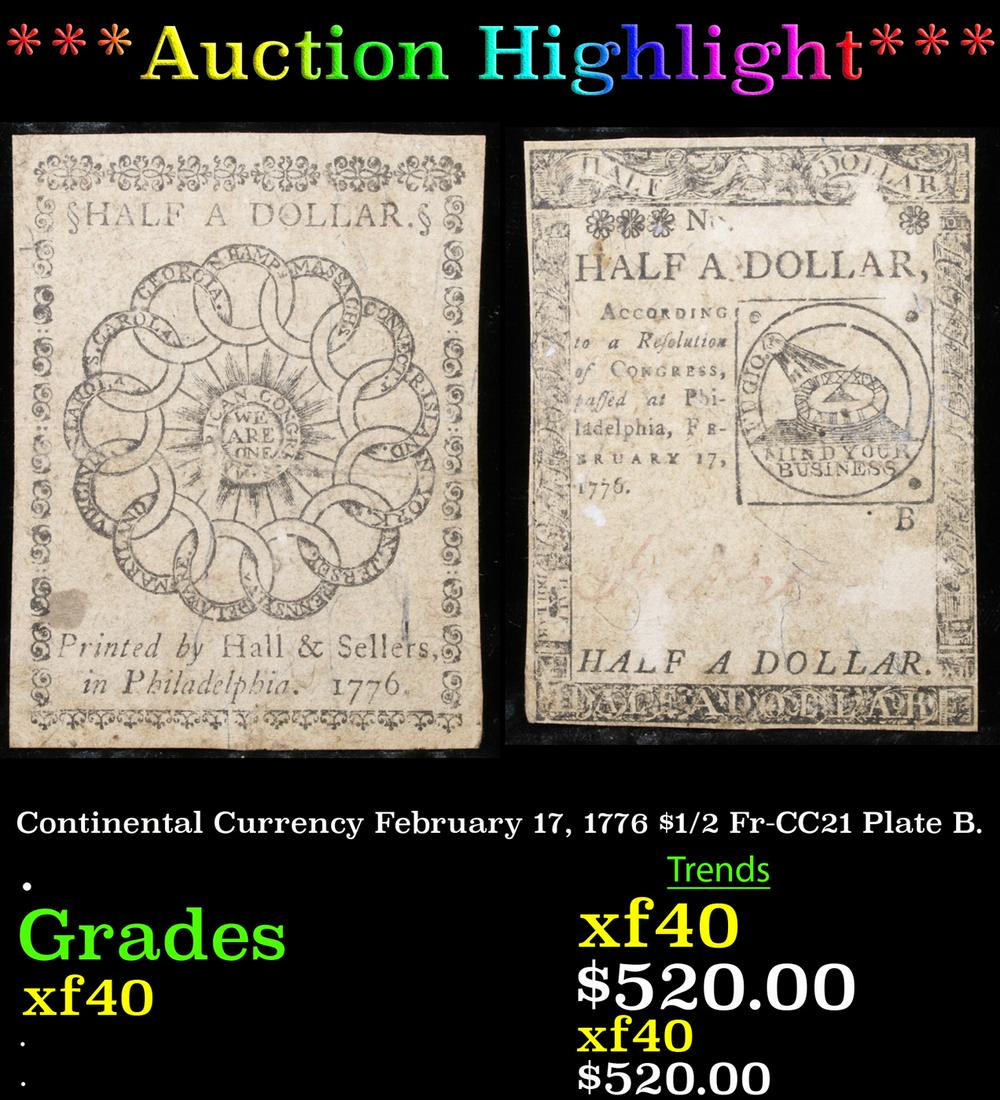 ***Auction Highlight*** Continental Currency February (1 of 3)