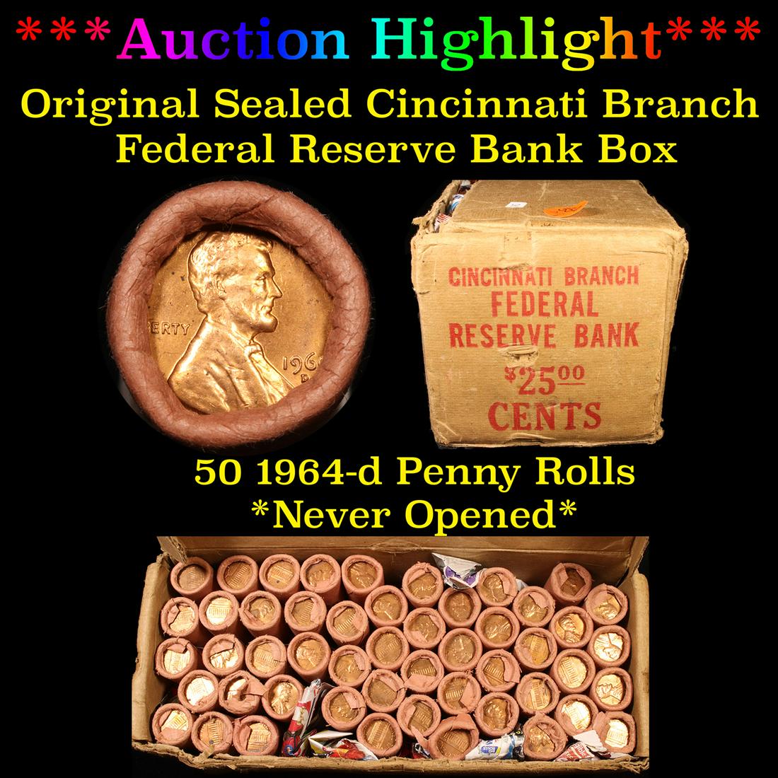 ***Auction Highlight*** Original Sealed Bank Box of 50 (1 of 6)