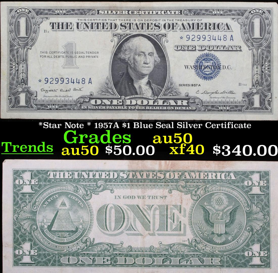 *Star Note * 1957A $1 Blue Seal Silver Certificate (1 of 1)
