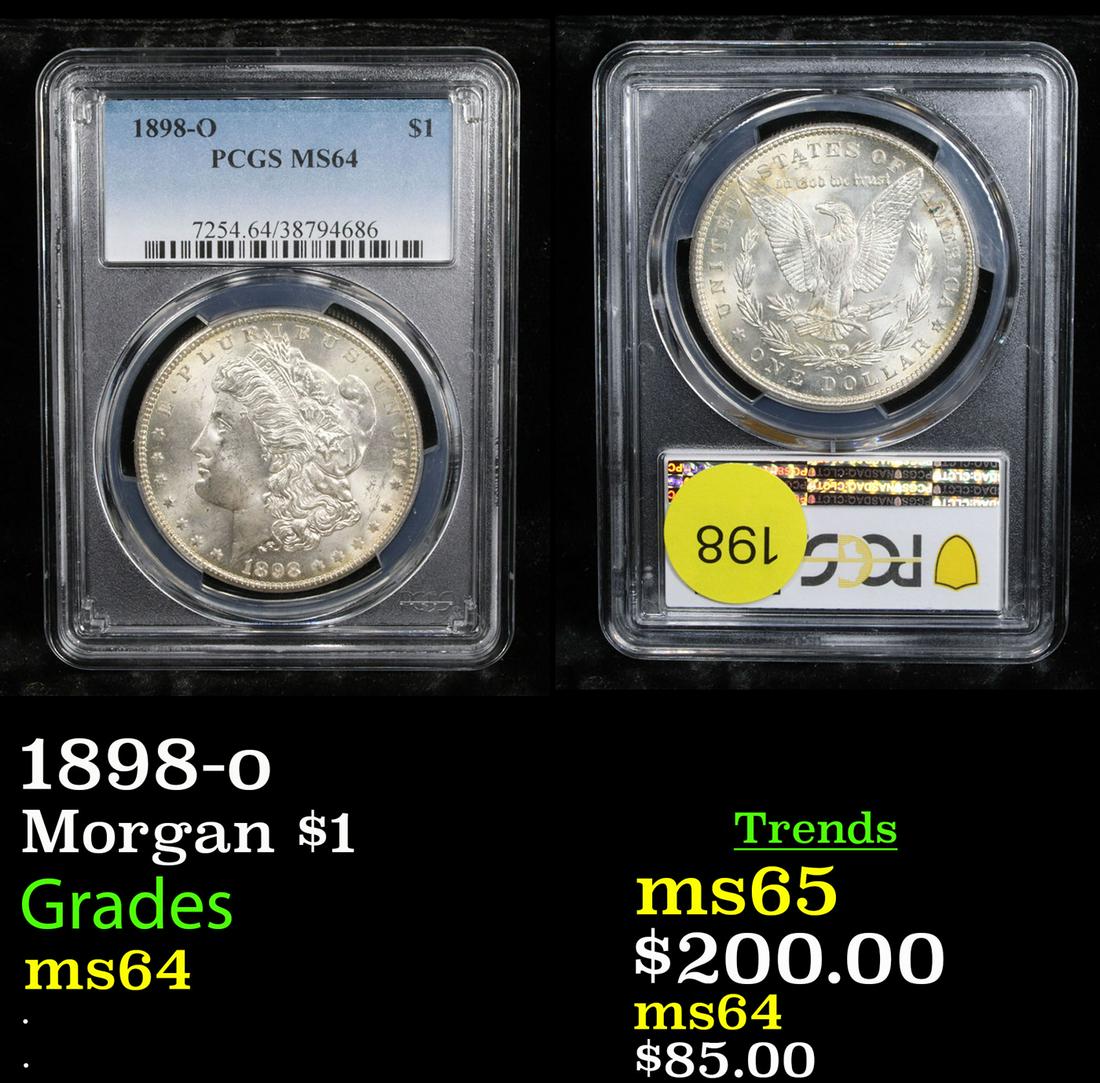 1898-o Morgan $1 Graded ms64 (1 of 3)