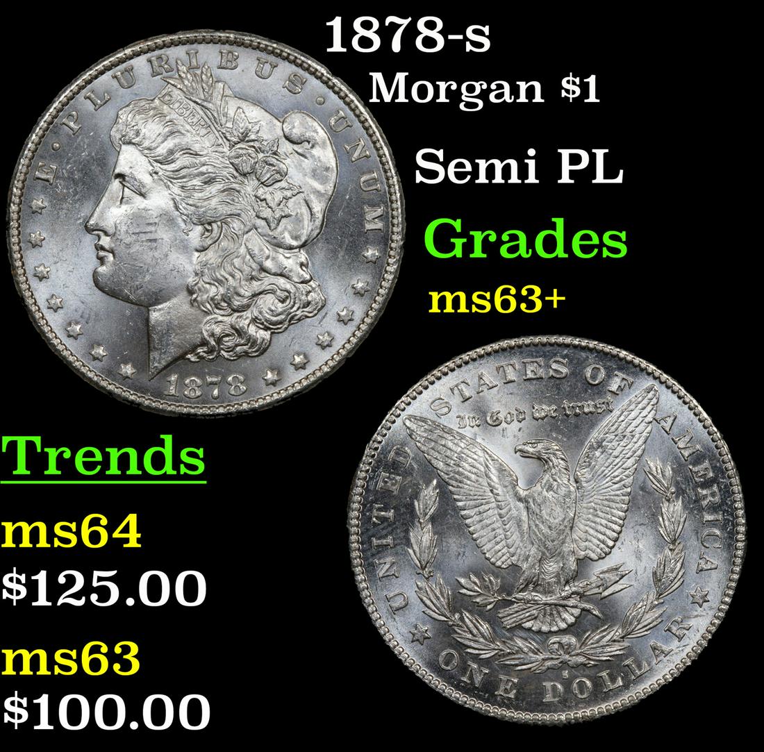 1878-s Morgan $1 Grades Select+ Unc (1 of 3)