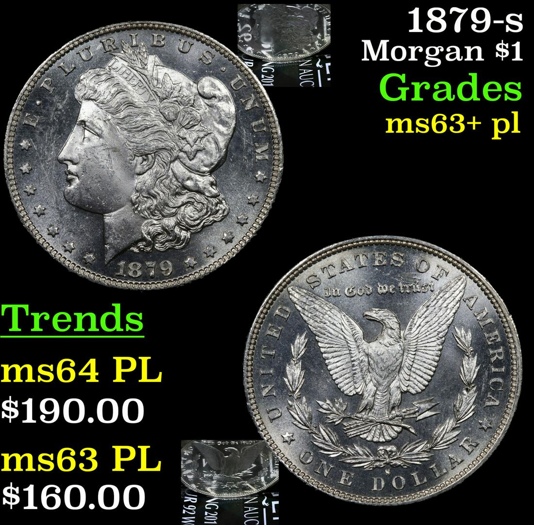 1879-s Morgan $1 Grades Select Unc+ PL (1 of 7)