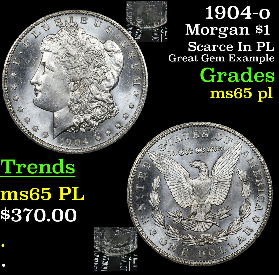 1904-o Morgan $1 Grades GEM Unc PL (1 of 5)