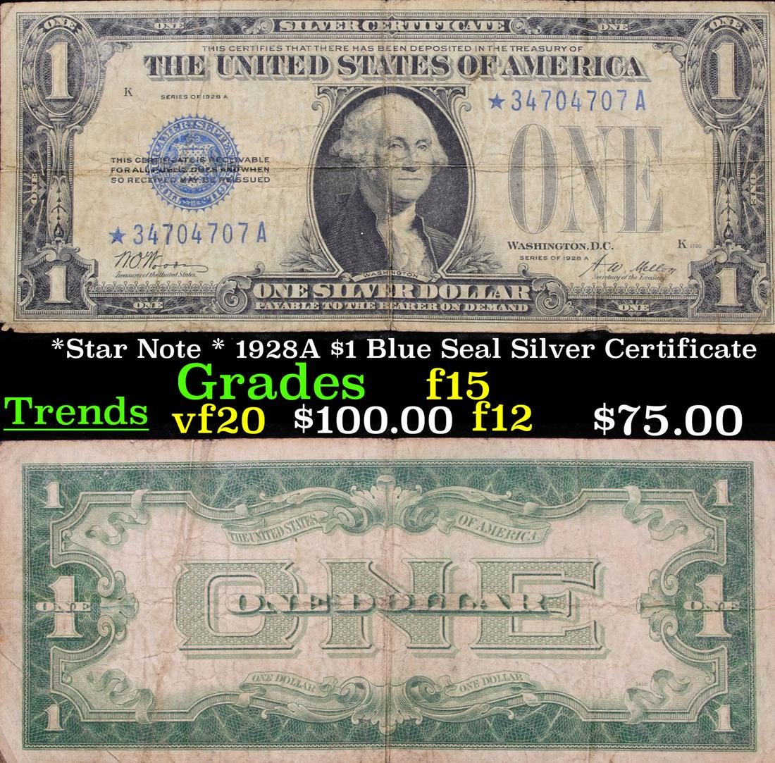 *Star Note * 1928A $1 Blue Seal Silver Certificate (1 of 3)