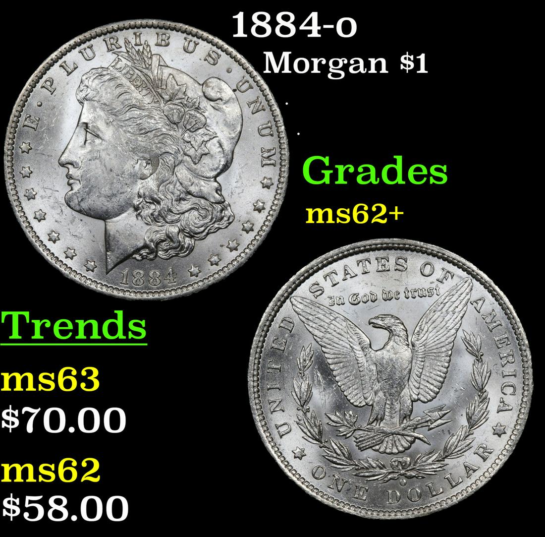 1884-o Morgan $1 Grades Select Unc (1 of 3)