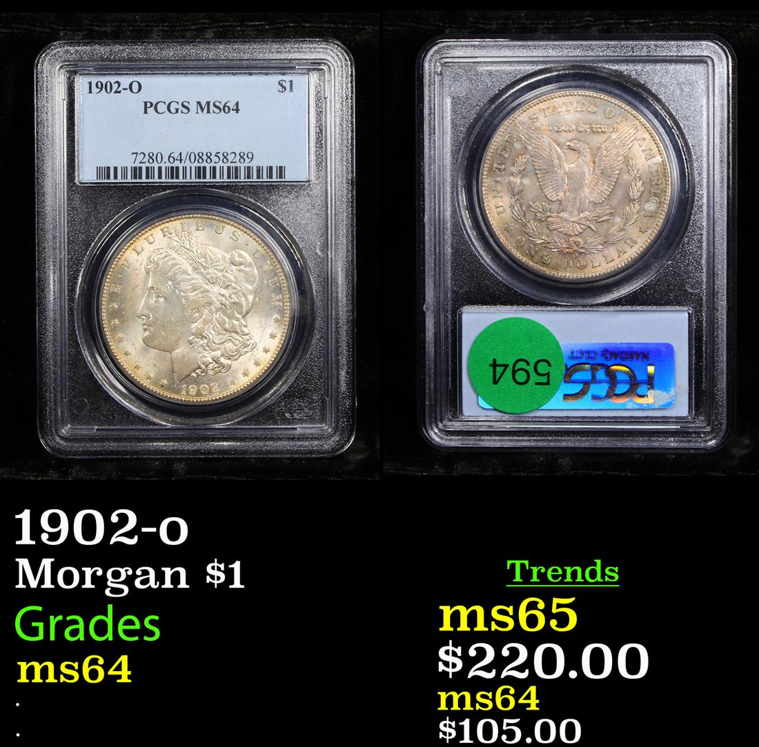 1902-o Morgan $1 Graded ms64 (1 of 3)