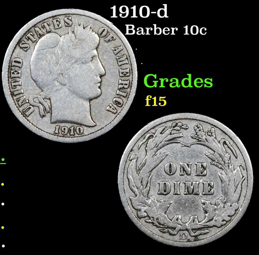 1910-d Barber 10c Grades f+ (1 of 3)