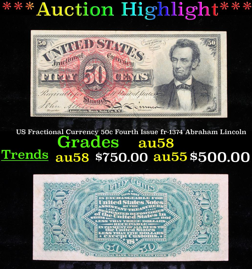 ***Auction Highlight*** US Fractional Currency 50c (1 of 3)