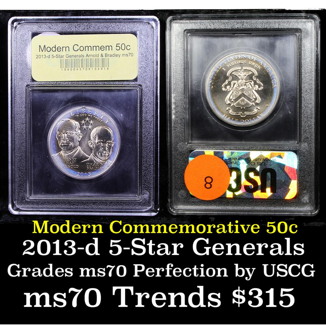2013-d 5-Star Generals Arnold & Bradley Modern Commem (1 of 3)