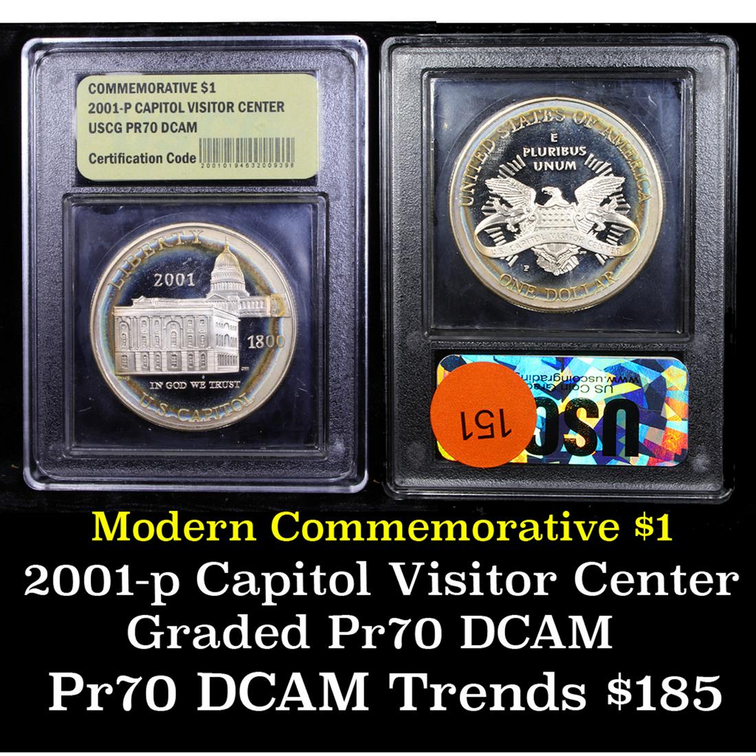 Proof 2001-P Capitol Modern Commem Dollar $1 Graded (1 of 3)