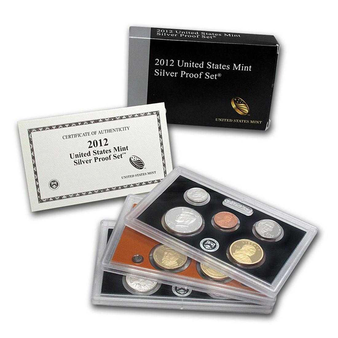 2012 United States Mint Silver Proof Set - 14 pc set, (1 of 4)