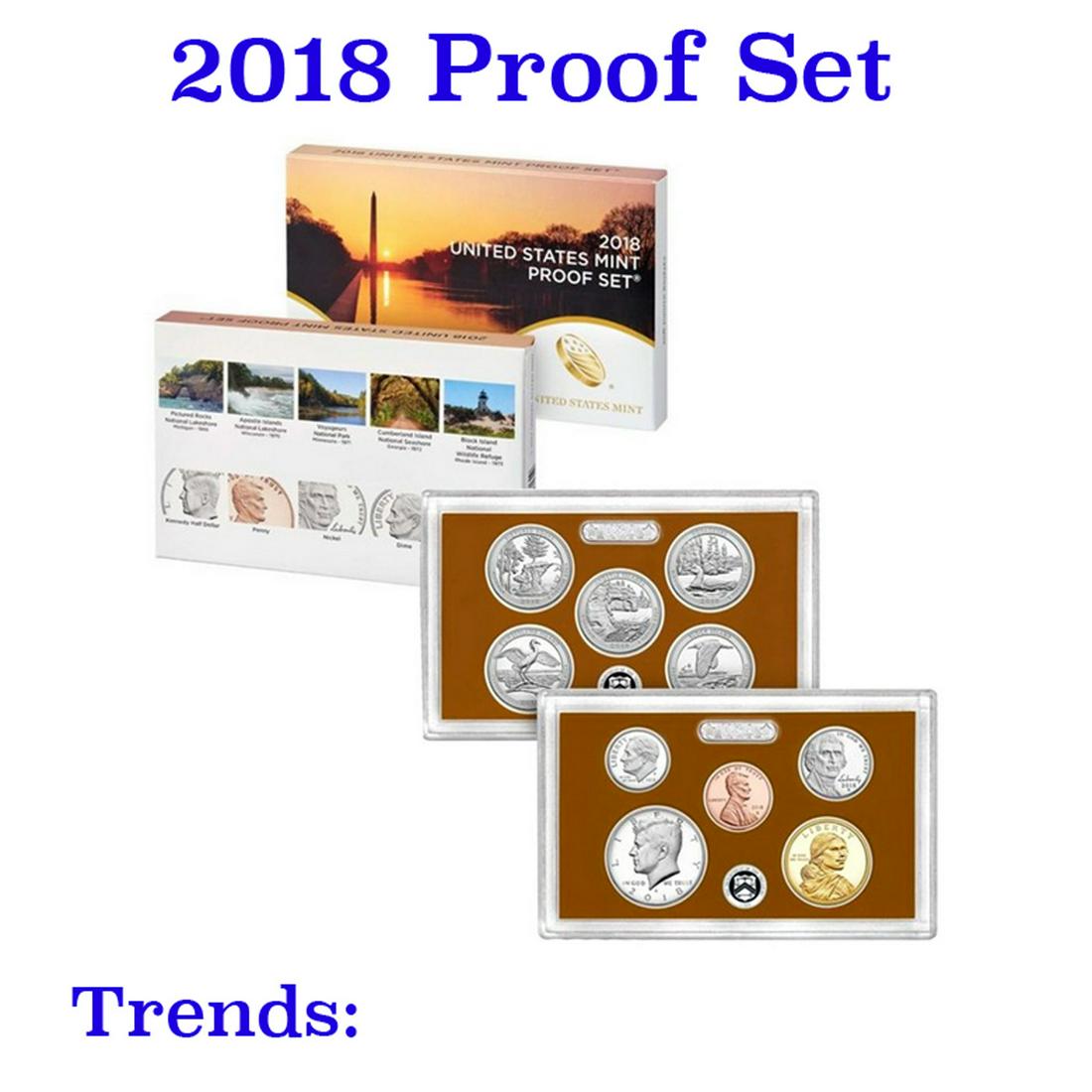 2018 United States Mint Proof Set - 10 Pieces! (1 of 1)
