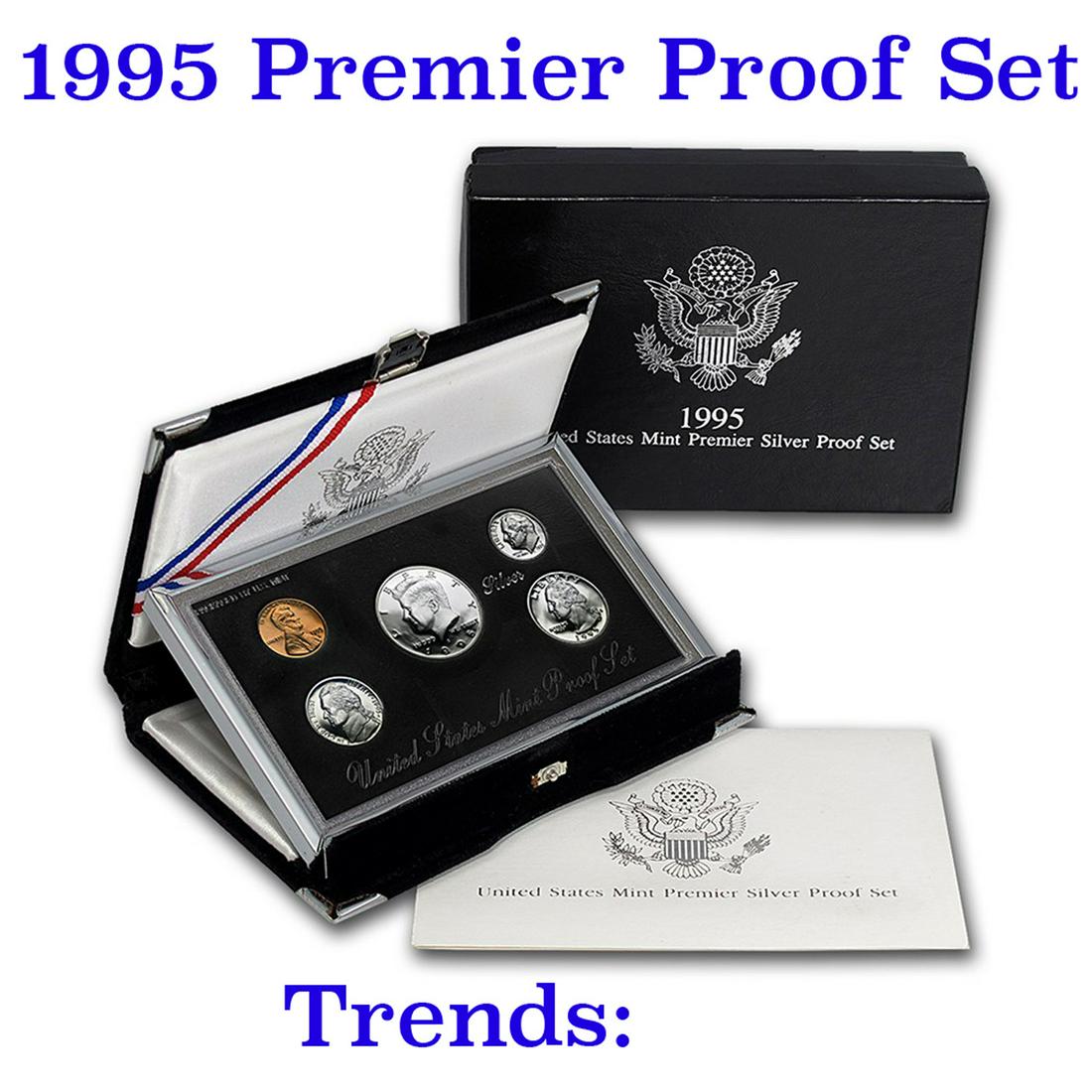 1995 United States Mint Premier Silver Proof Set in (1 of 1)