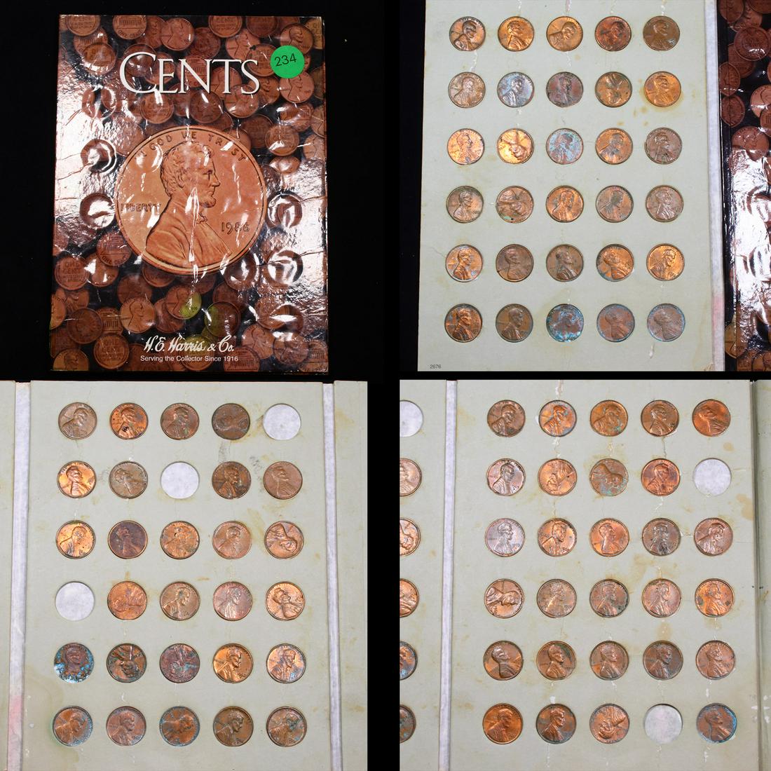 Near complete Lincoln Cent Book 1959-1999 90 coins (1 of 5)