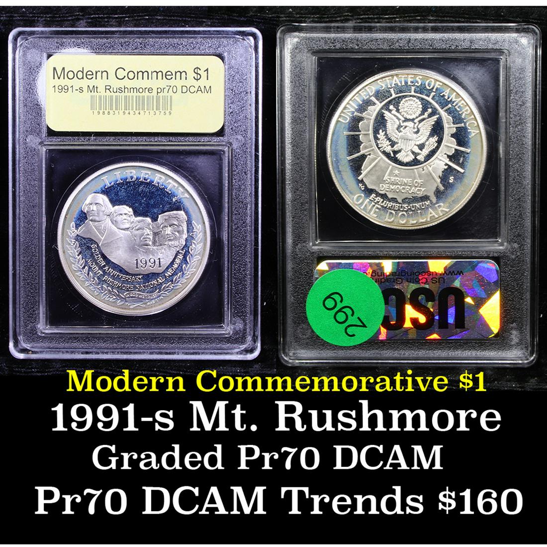 Proof 1991-S Mount Rushmore Modern Commem Dollar $1 (1 of 3)