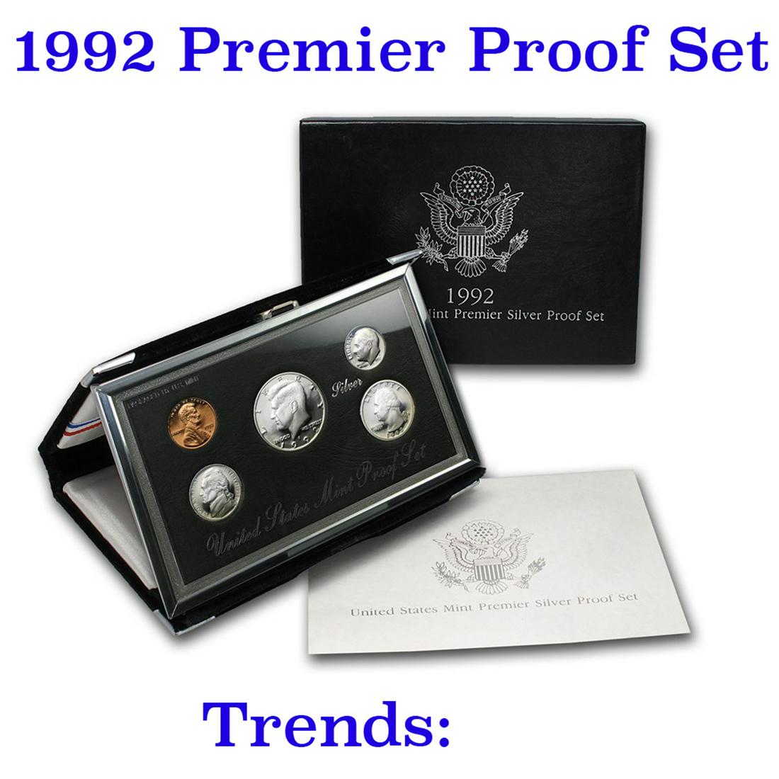1992 United States Mint Premier Silver Proof Set in (1 of 1)