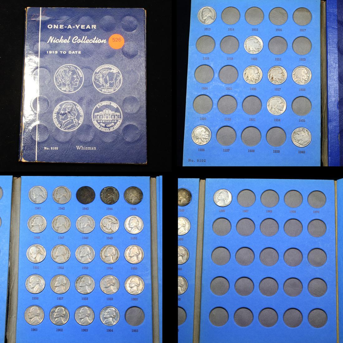 Partial Buffalo & Jefferson Nickel Book 1920-1966 26 (1 of 5)