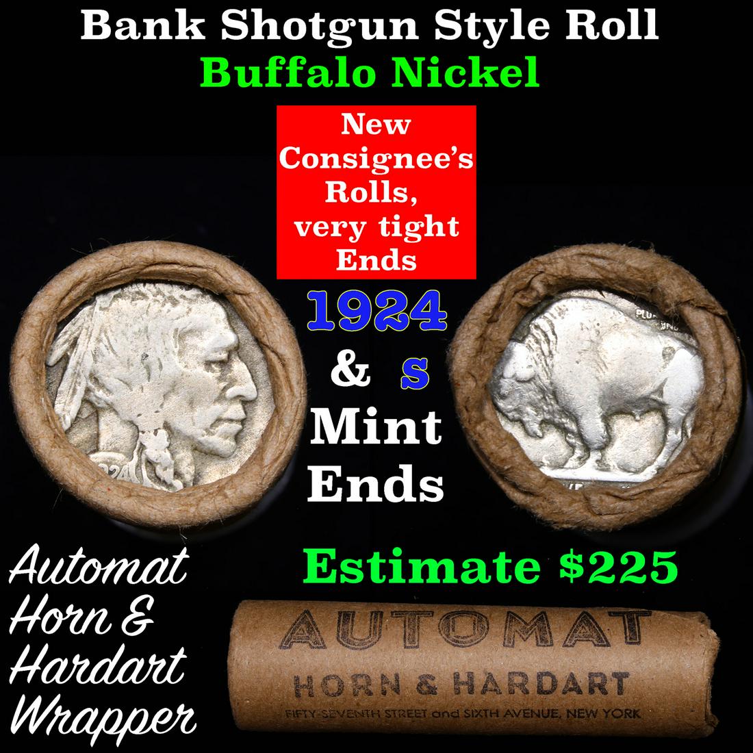 Buffalo Nickel Shotgun Roll in Old Bank Style 'AUTOMAT (1 of 4)