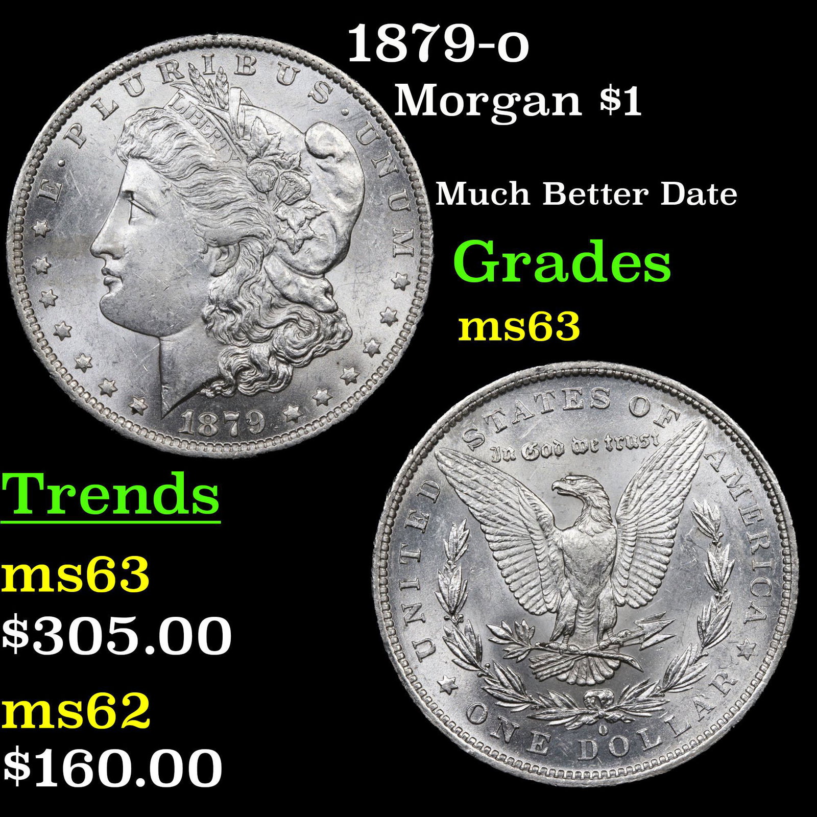 1879-o Morgan $1 Grades Select Unc (1 of 3)
