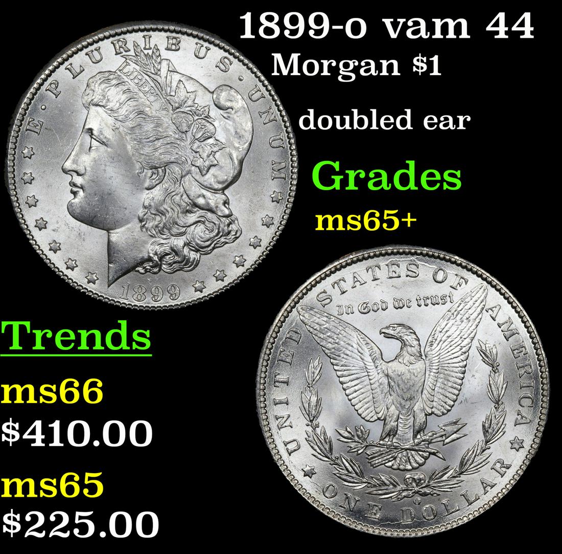 1899-o vam 44 Morgan $1 Grades GEM+ Unc (1 of 3)