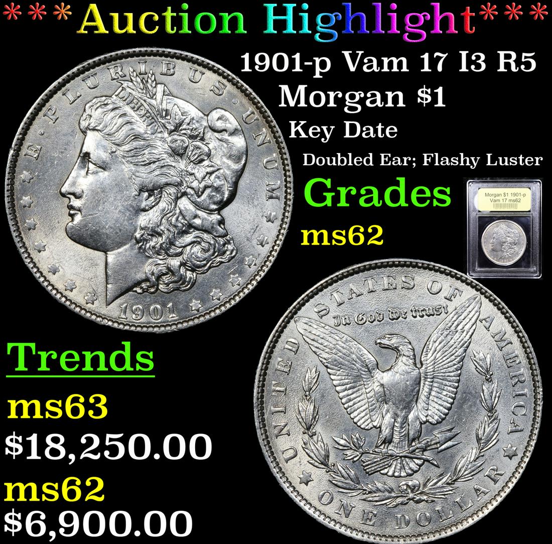 ***Auction Highlight*** 1901-p Vam 17 I3 R5 Morgan (1 of 5)