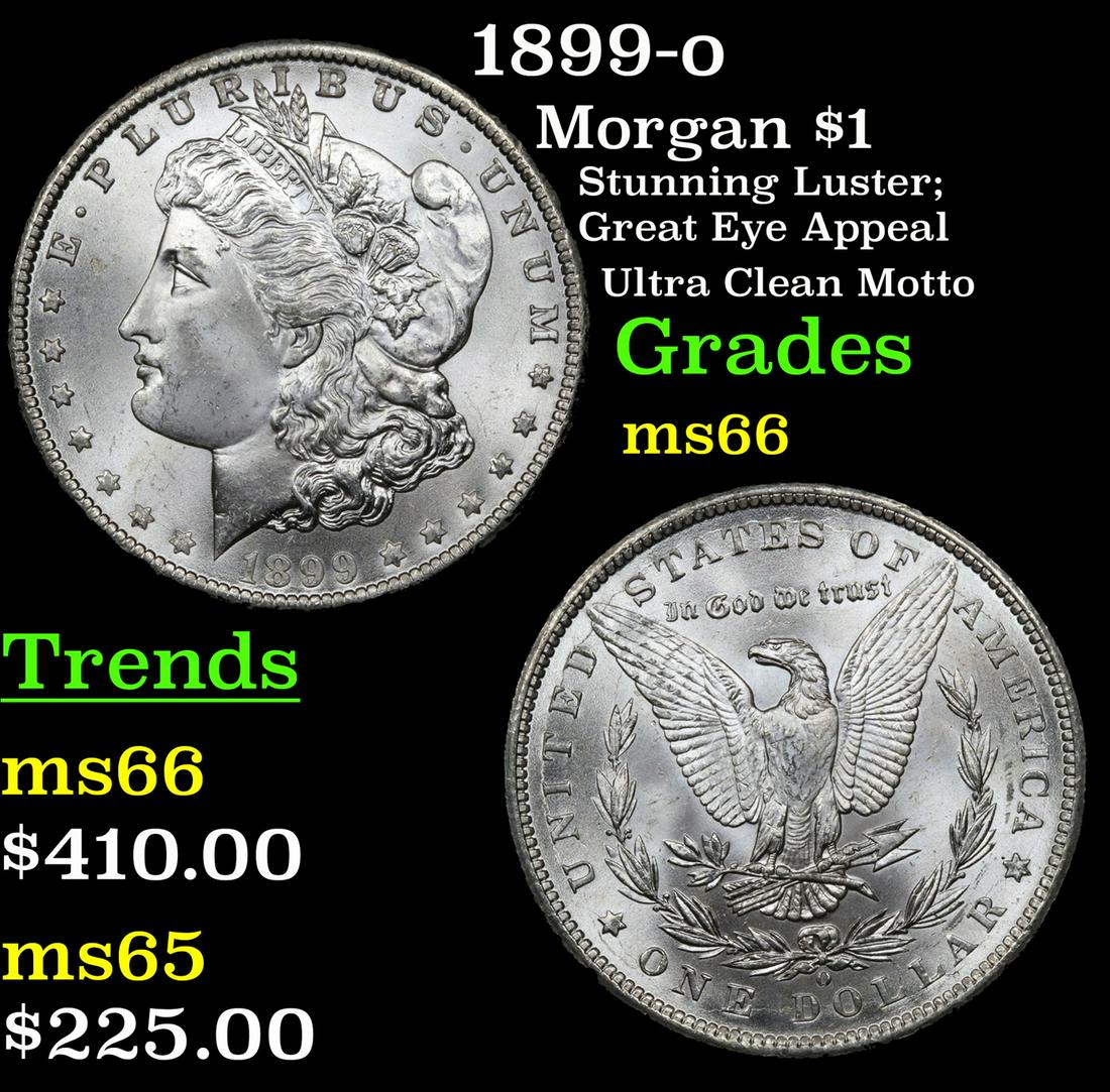 1899-o Morgan $1 Grades GEM+ Unc (1 of 3)