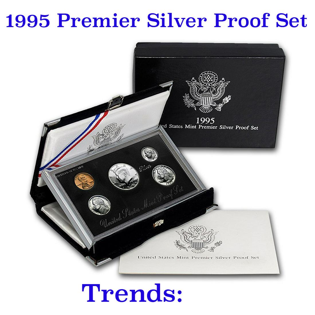 1995 United States Mint Premier Silver Proof Set in (1 of 1)
