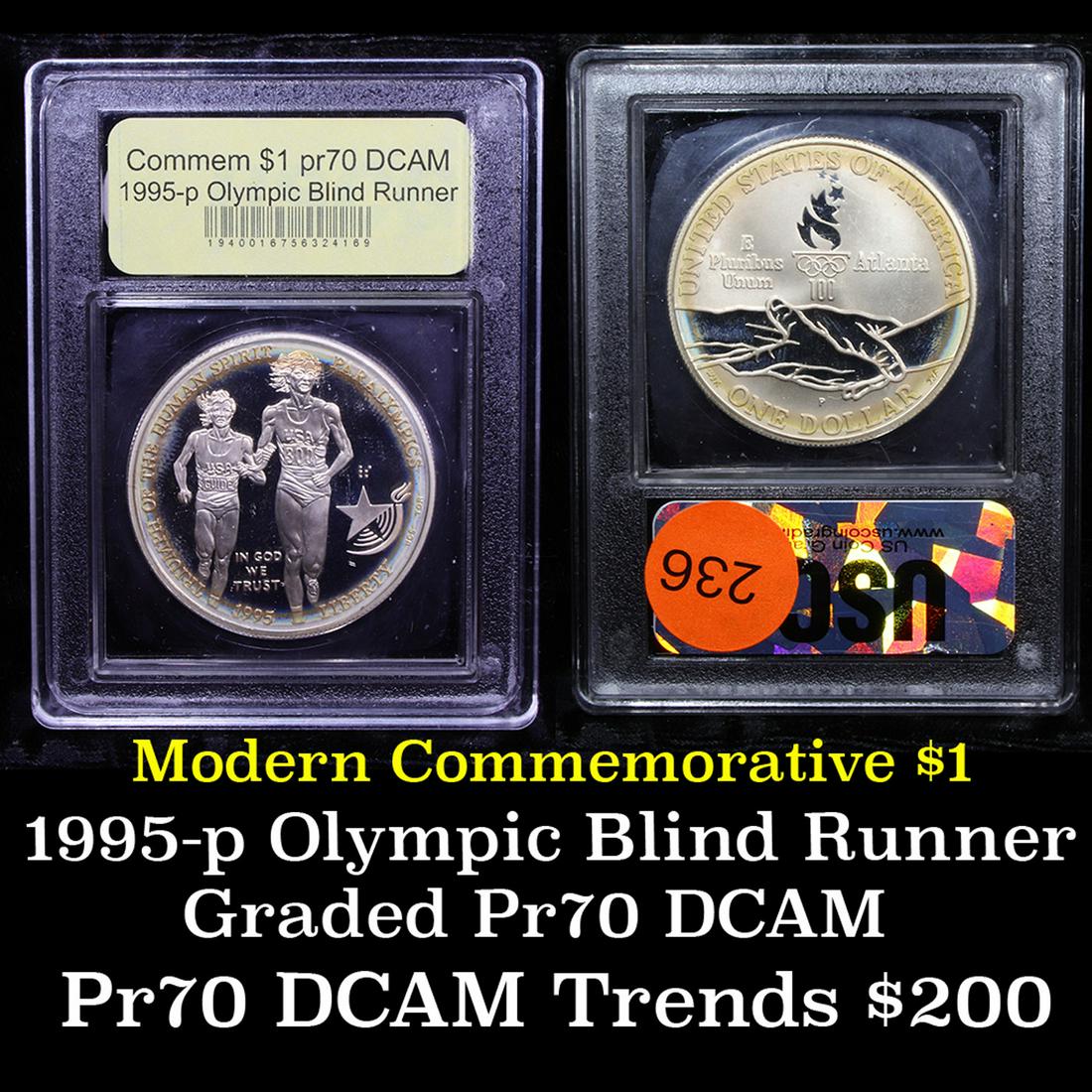 Proof 1995-P Olympics Paralympics Modern Commem Dollar (1 of 3)