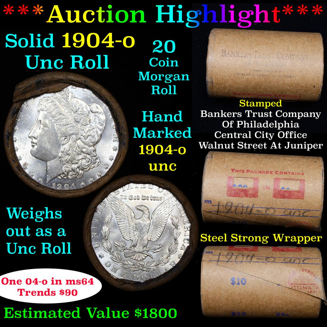 ***Auction Highlight*** Full solid date 1904-o (1 of 6)