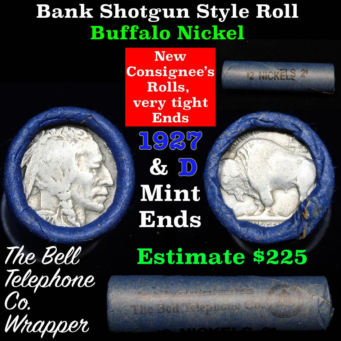 Buffalo Nickel Shotgun Roll in Old Bank Style (1 of 5)