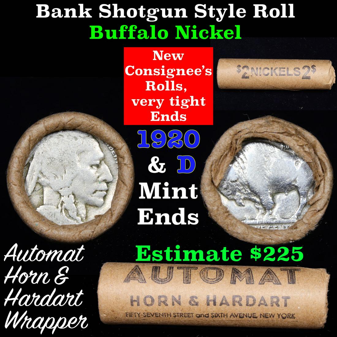Buffalo Nickel Shotgun Roll in Old Bank Style 'Automat (1 of 5)