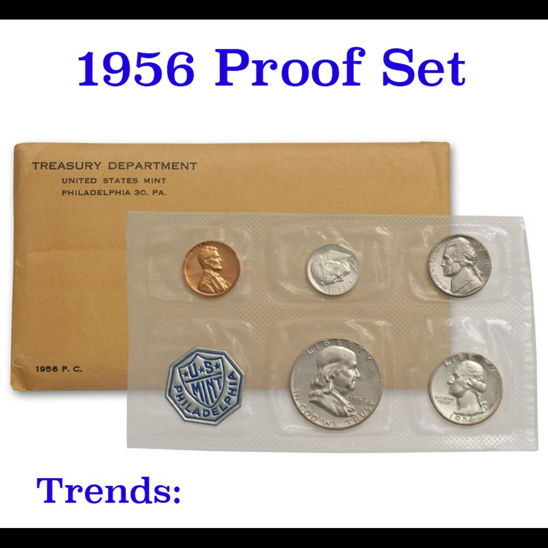 1956 Proof Set in original packaging with Type 2 Half (1 of 1)