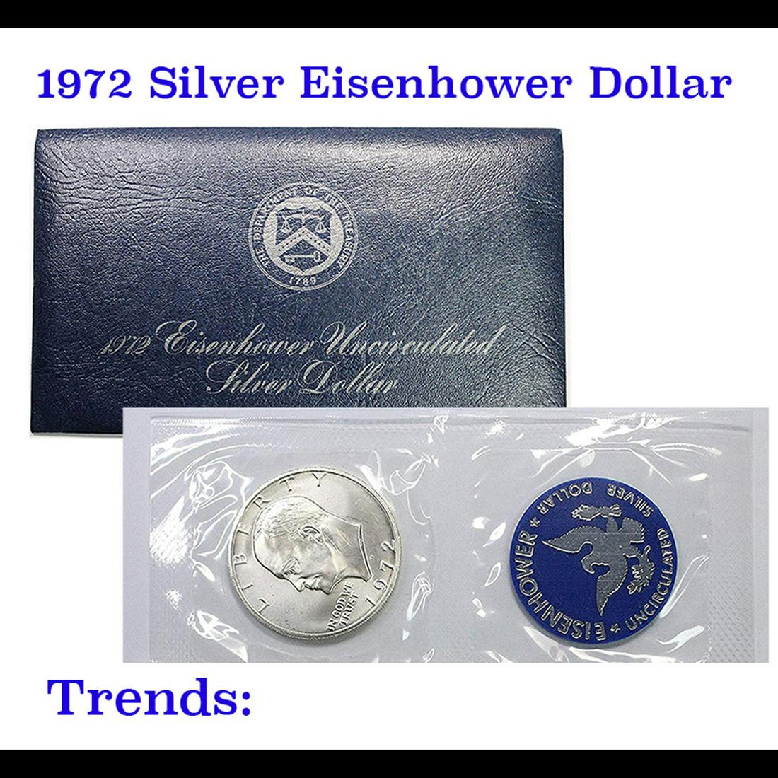 1972-s Silver Uncirculated Eisenhower Dollar in (1 of 1)