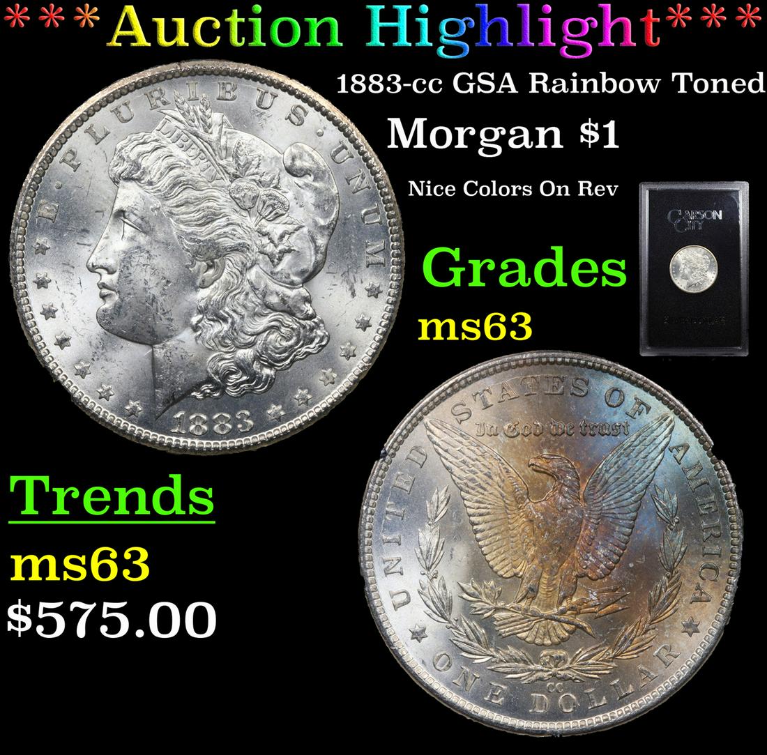 *Highlight* 1883-cc GSA HOARD Morgan $1 Grades Select (1 of 6)