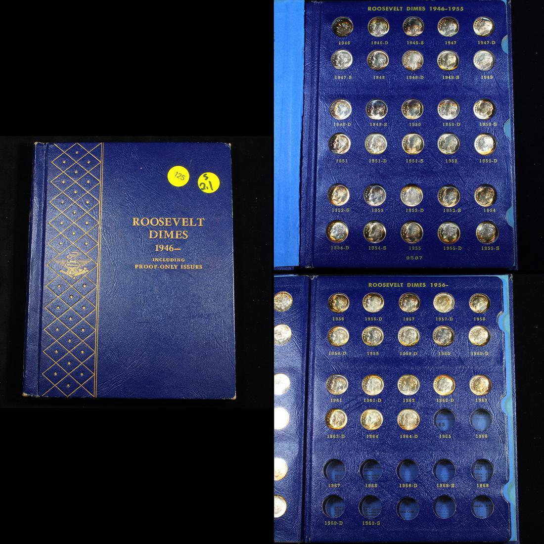 ***Auction Highlight*** Partial Roosevelt Dime book (1 of 15)