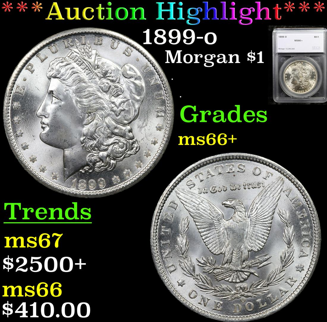 ***Auction Highlight*** 1899-o Morgan Dollar $1 Graded (1 of 5)