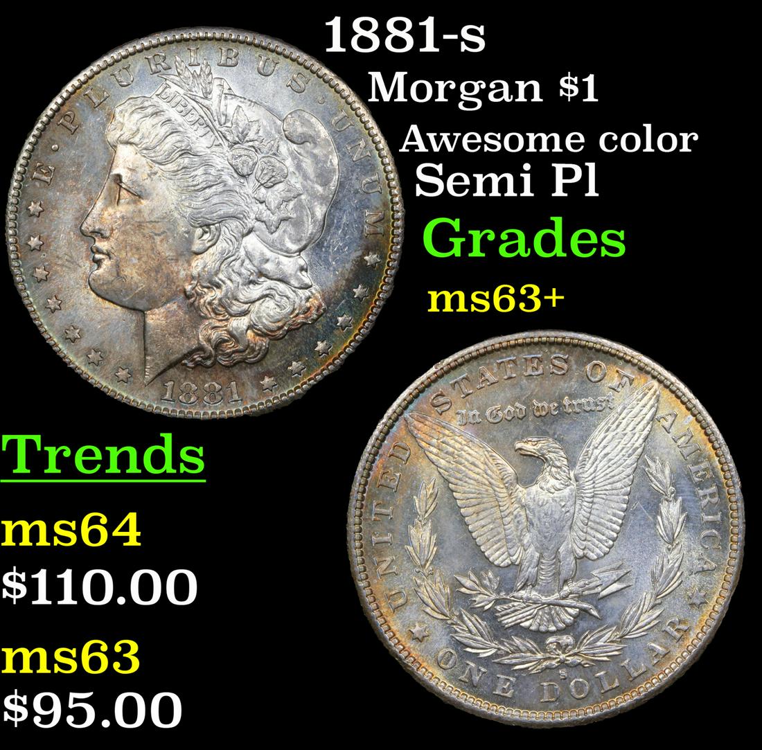 1881-s Morgan $1 Grades Select+ Unc (1 of 3)