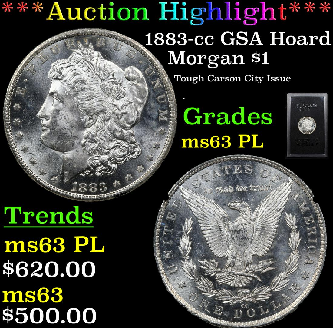 *Highlight* 1883-cc GSA Hoard Morgan $1 Grades Select (1 of 7)
