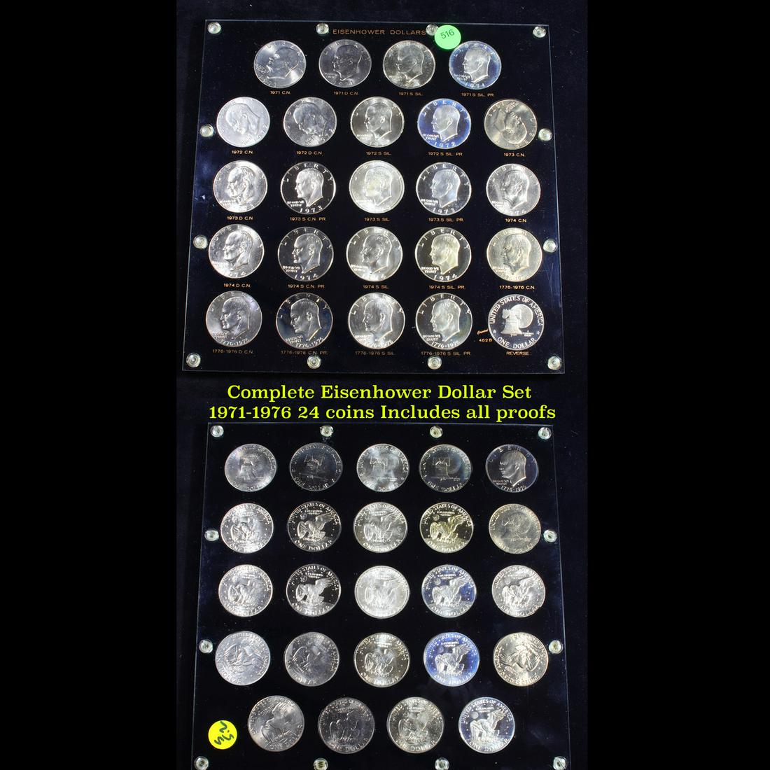 ***Auction Highlight*** Complete Eisenhower Dollar Set (1 of 3)