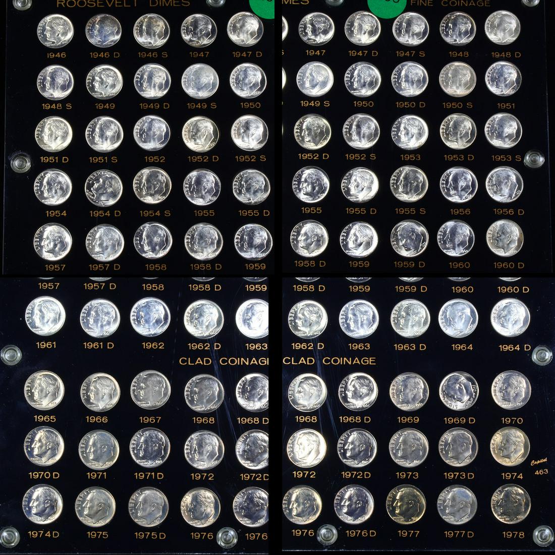 ***Auction Highlight*** Complete Roosevelt Dime Set (1 of 7)