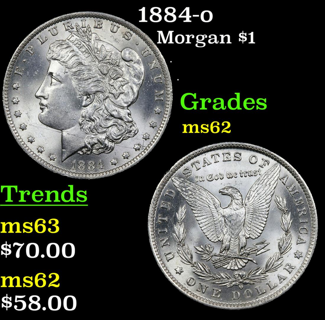 1884-o Morgan Dollar 1 Grades Select Unc (1 of 3)