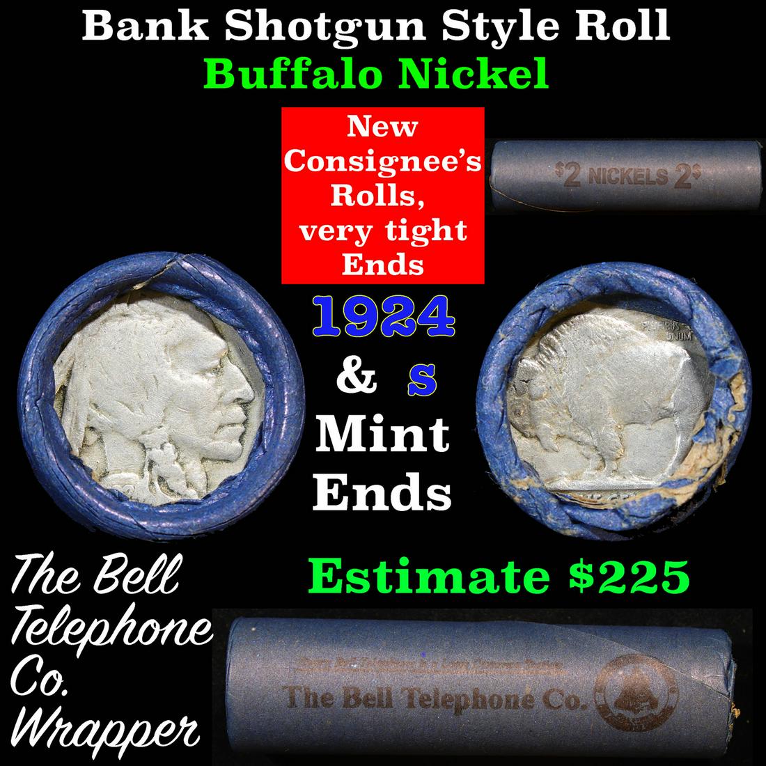 Buffalo Nickel Shotgun Roll in Old Bank Style 'Bell Tel (1 of 5)