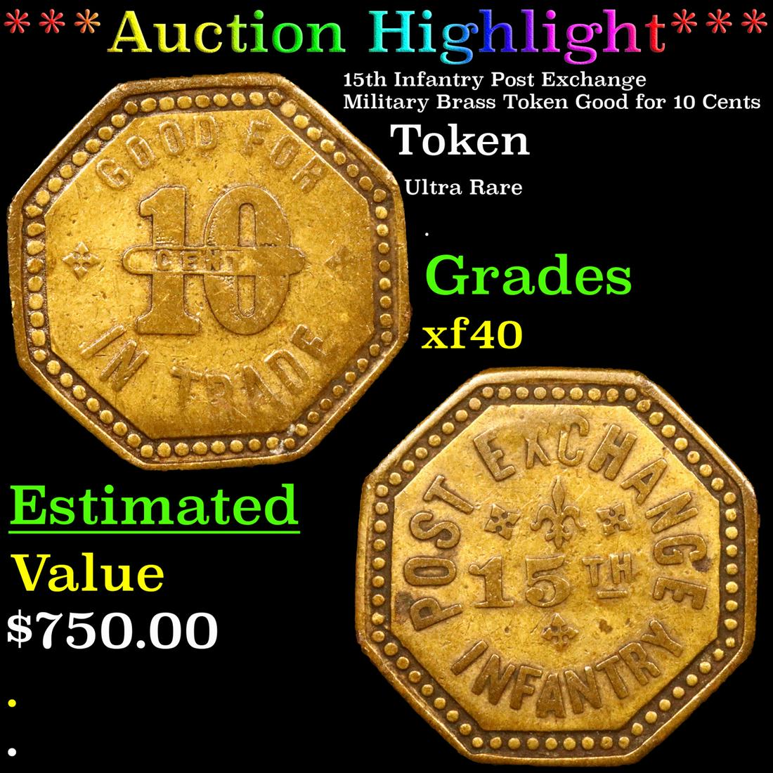 ***Auction Highlight*** 15th Infantry Post Exchange (1 of 3)