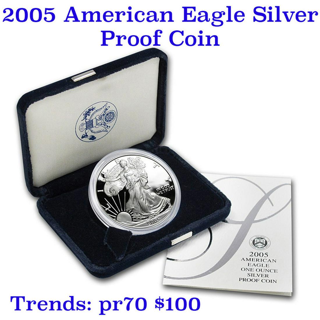 2005 Proof American Silver Eagle 1 oz coin (1 of 1)